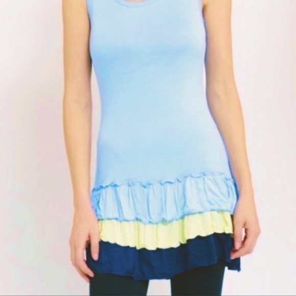 Green Mango Tops - 3/$15❗️Long Tunic Tank Top Extender Size Small